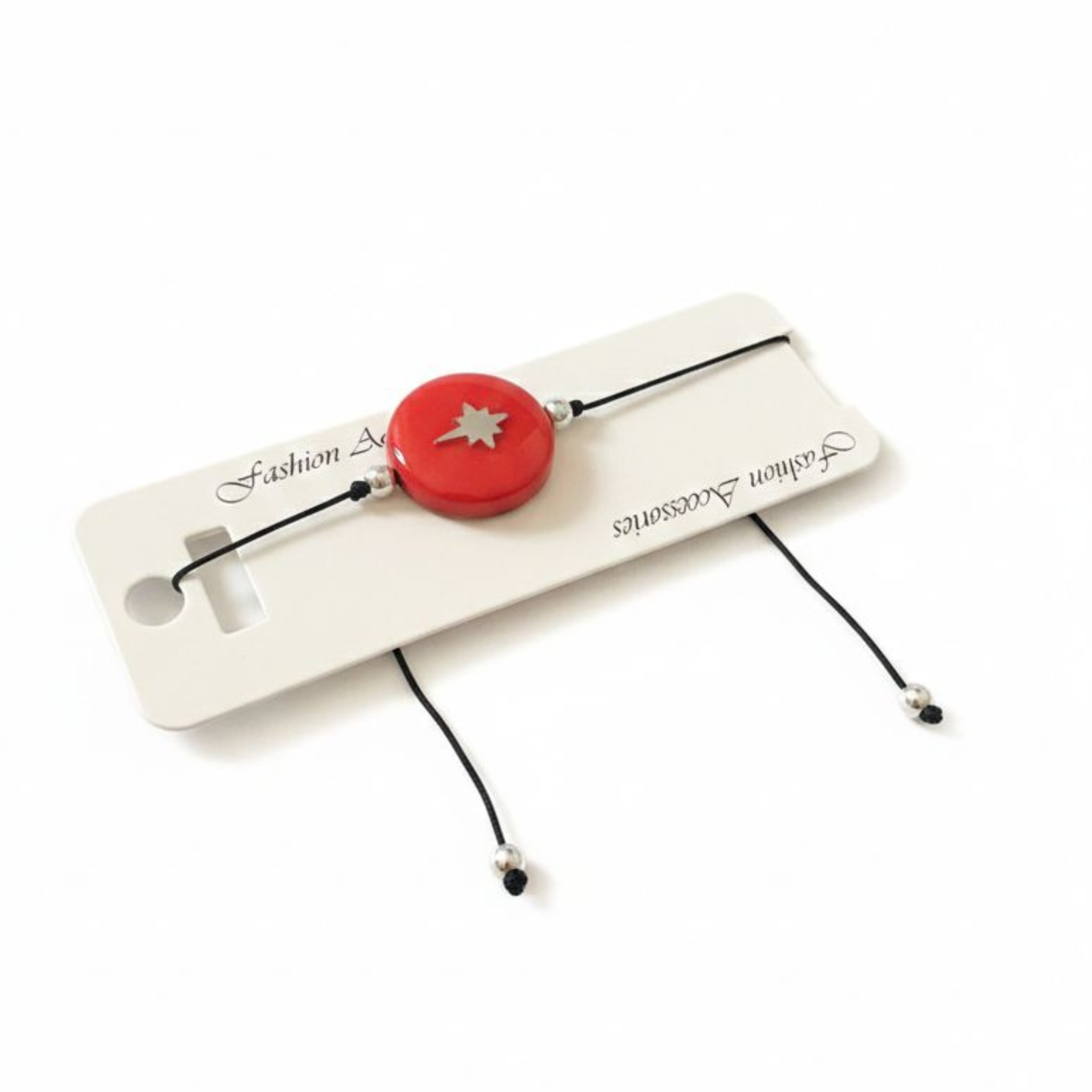 Red Evil Eye Protection Bracelet – Minimal Adjustable Thread Bracelet