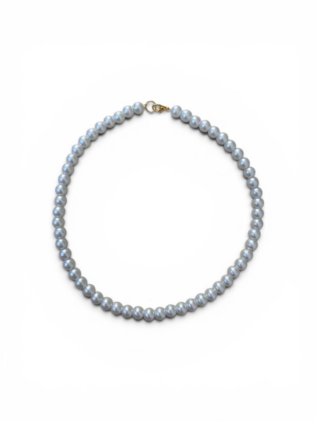 Naiya's Craft Handmade  Pearl Beaded Necklace | Elegant Faux Pearl Choker | Minimalist Women's Jewellery | Gift for Her